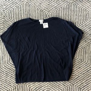 Club Monaco 100% cashmere short sleeve tee